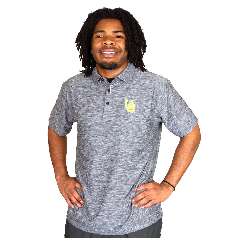Interlocking UO, Antigua, Black, Polo, Polyester Blend, Men, Par 3, Shirt, 987413